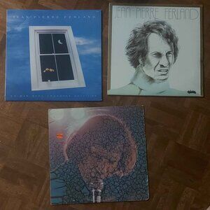 ITEMS ARE USEDCollection Jean-Pierre Ferland VINYL LPs quebec singer jean pierre